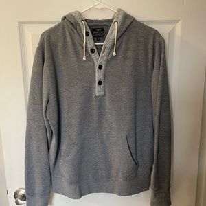 J Crew Button Hoodie